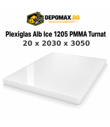 Plexiglas Alb/Ice 1205 PMMA turnat 20 x 2030 x 3050 mm